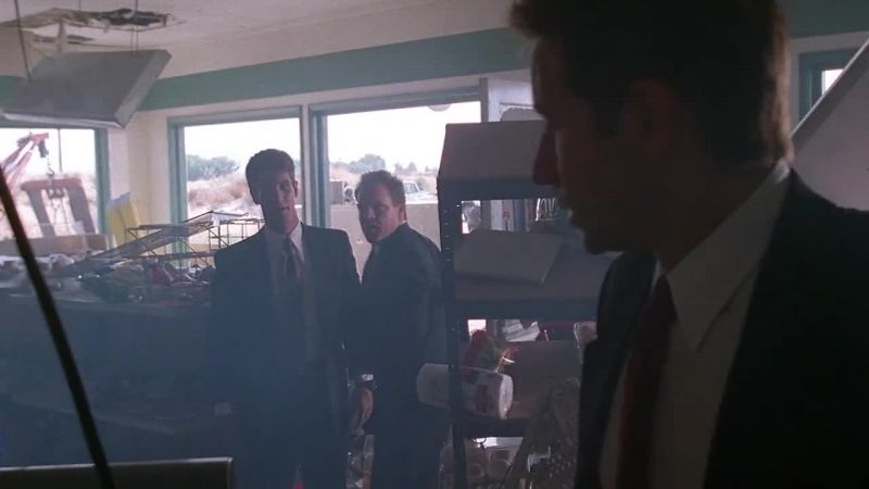 What are you doing? - There was a man in here, the attendant