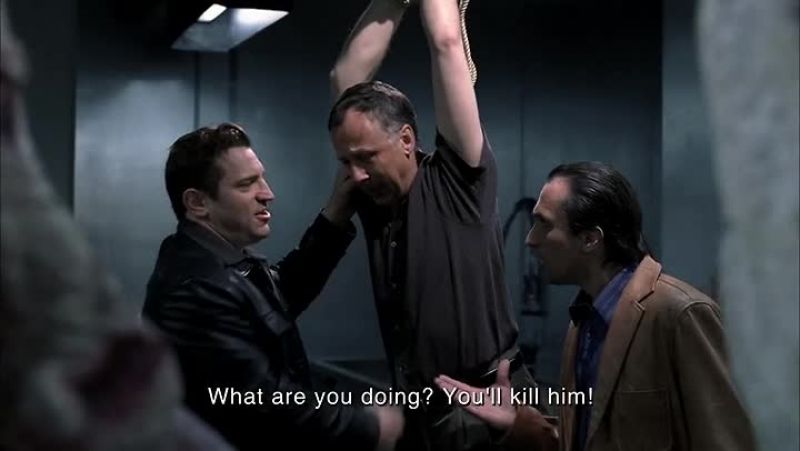 What are you doing? You'll kill him!
