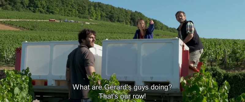 What are Gérard's guys doing'? That's our row