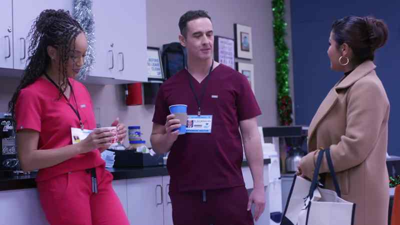 What are you guys doing? Talking about doctor stuff or