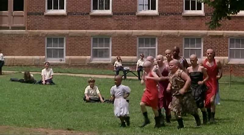WHAT are the boys doing in those DRESSES