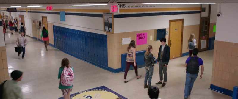 What are you wearing? This is so weird. (BELL BUZZING)