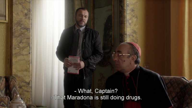 What, captain? - That maradona is still doing drugs