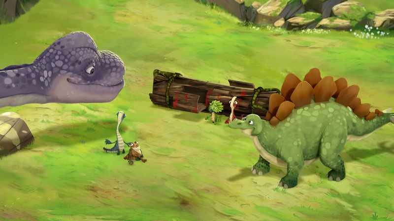 What did you find? -A log with stuff inside!