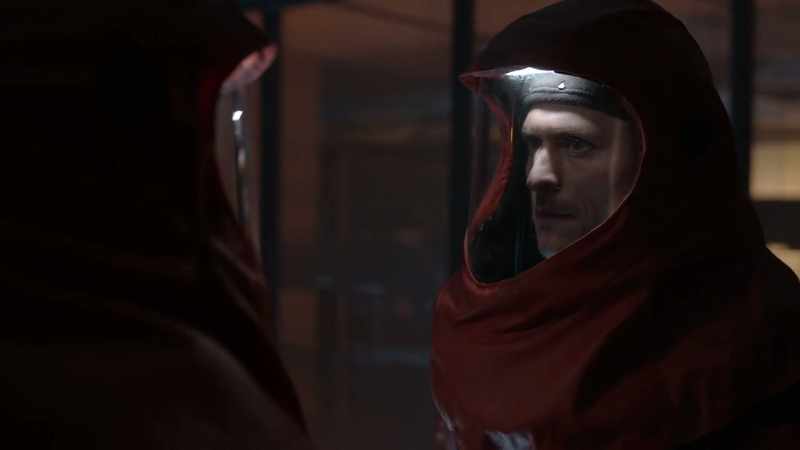 What did you find with the ship in the hangar?