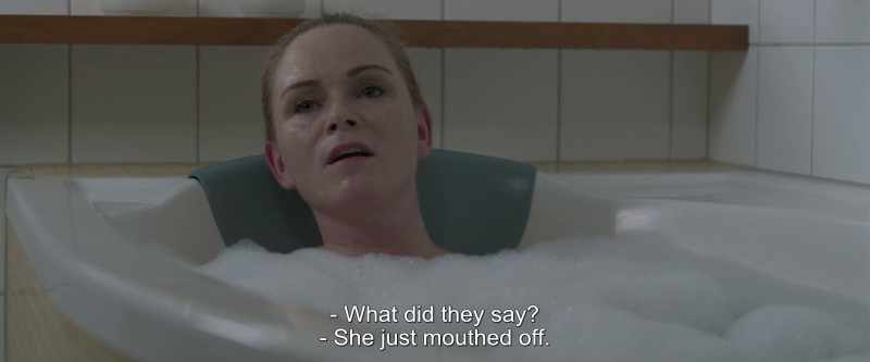 What did they say? - She just mouthed off