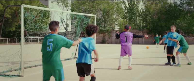 What did we say, son? Head on the post!