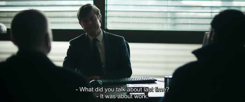 What did you talk about last time? - It was about work