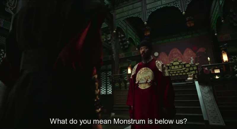 What do you mean monstrum is below us?