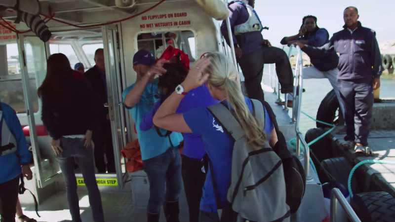 What we do on every trip is have a qualified biologist