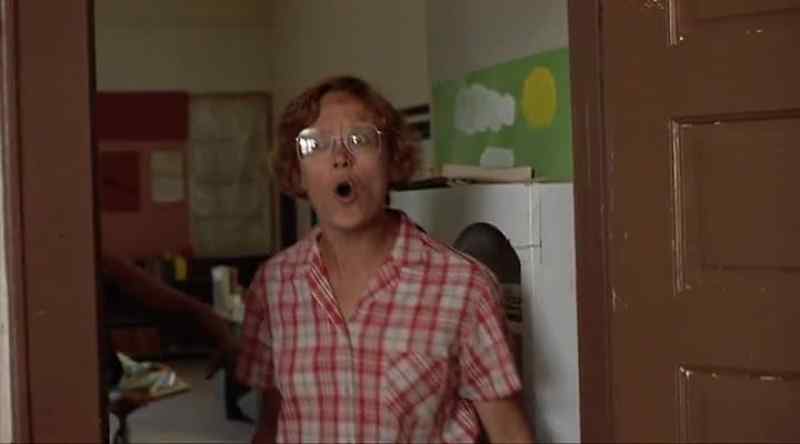 What do you think you're doing? This is a school. Knock it off!