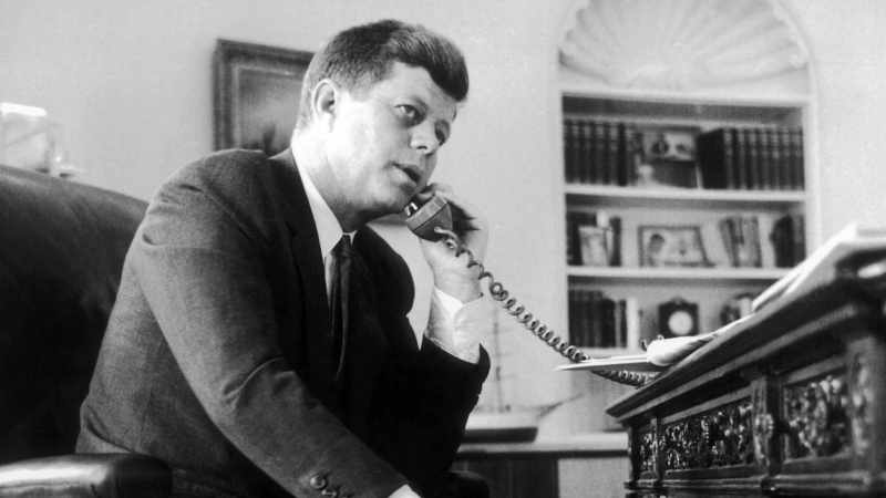 What does John Kennedy do?