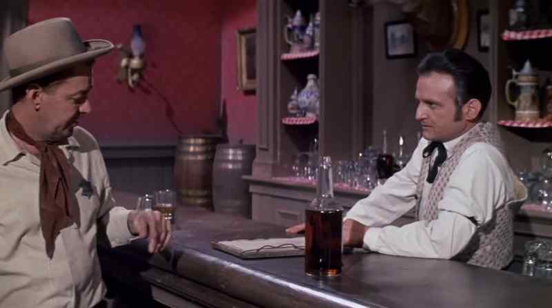 What does he owe you?A bottle of whiskey