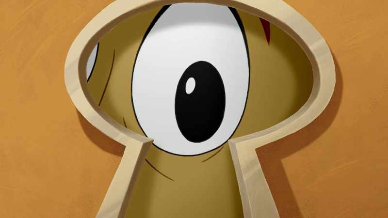 What does he spy? Whoa, whoa, whoa, stop the clock
