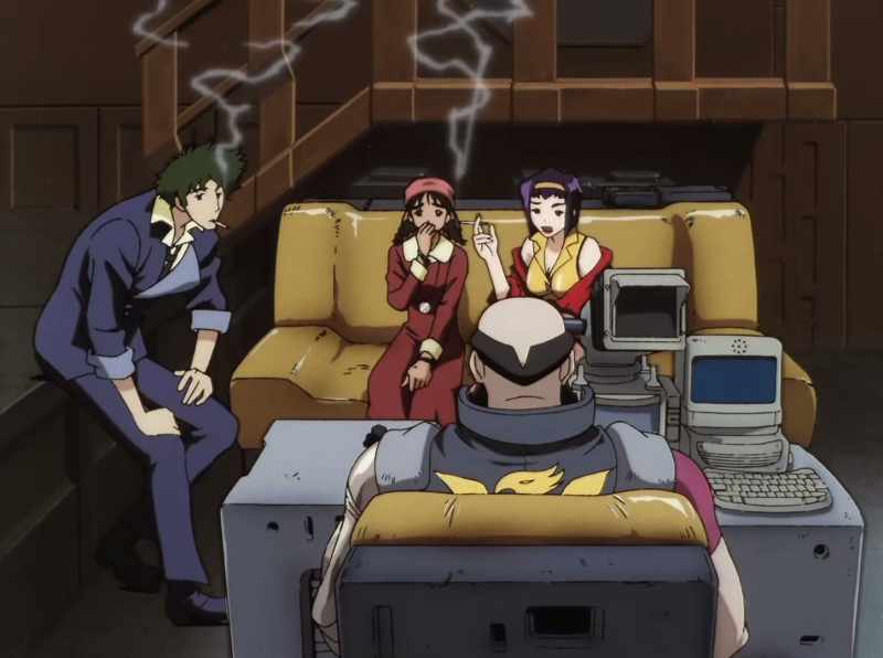 What? Excuse me, but you always smoke in here, Jet