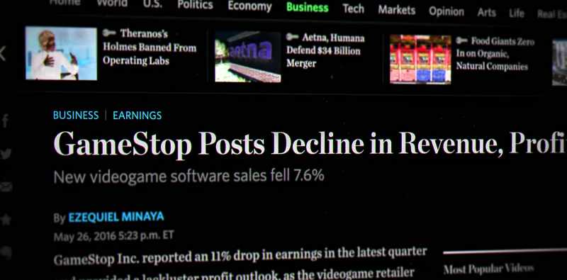What happened with GameStop