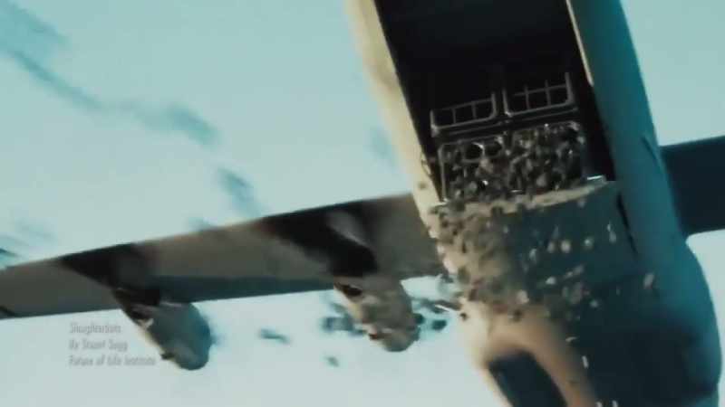 What happens when that swarm of drones