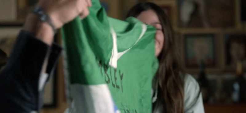 What have you brought? Our flag from the day