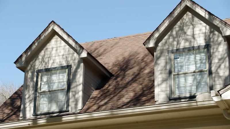What I see right when I pull up is this roof