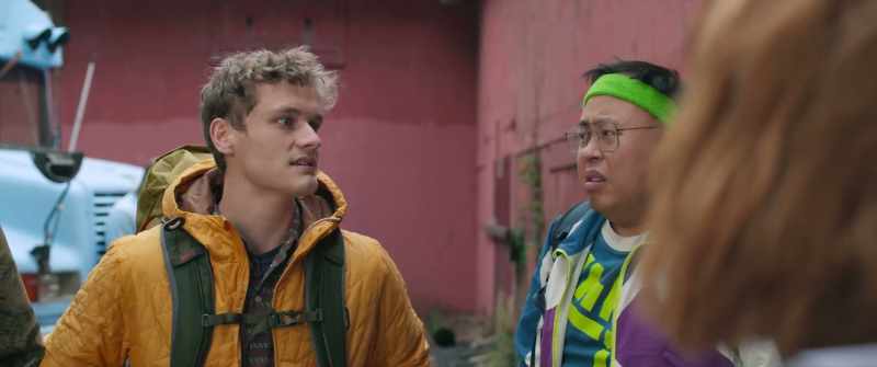 What? I stumbled putting on my backpack. - God, who's got the med kit?