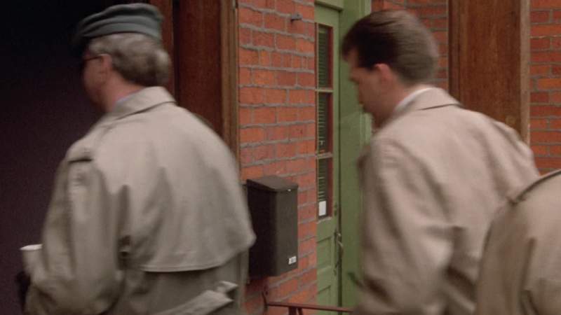 What is this a trench coat convention What the hell is going on