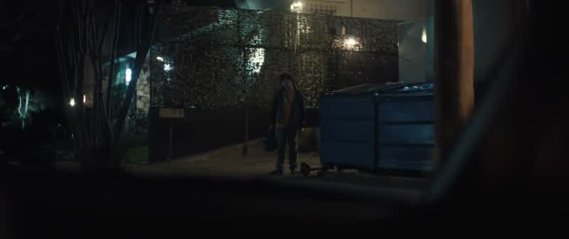 What is he doing?