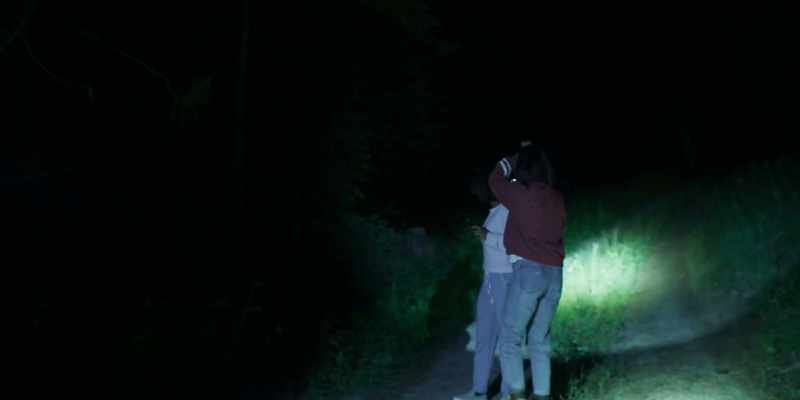 What? - Just keep her walking. Please, come on
