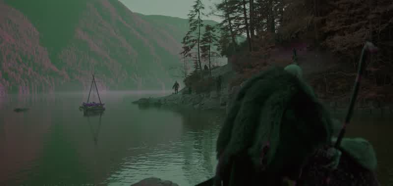 What lies downriver?