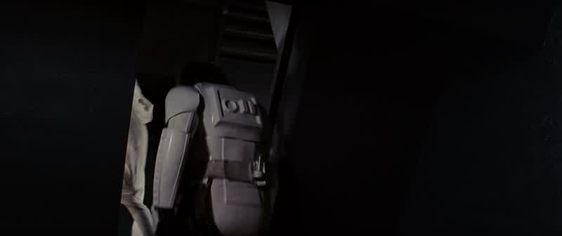He is here Obi Wan KenobiWhat makes you think so a tremor in the forceThe last time I felt it was in the presence of my old masterSurely he must be dead by nowDon't underestimate the forceThe jedi are