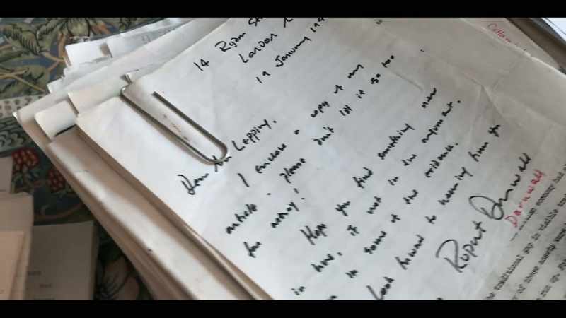 What you see here are the researched notes and transcripts and interview notes