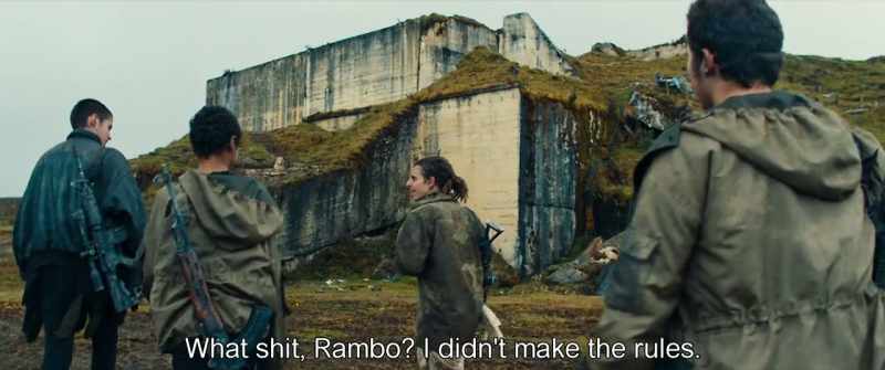 What shit, Rambo? I didn't make the rules