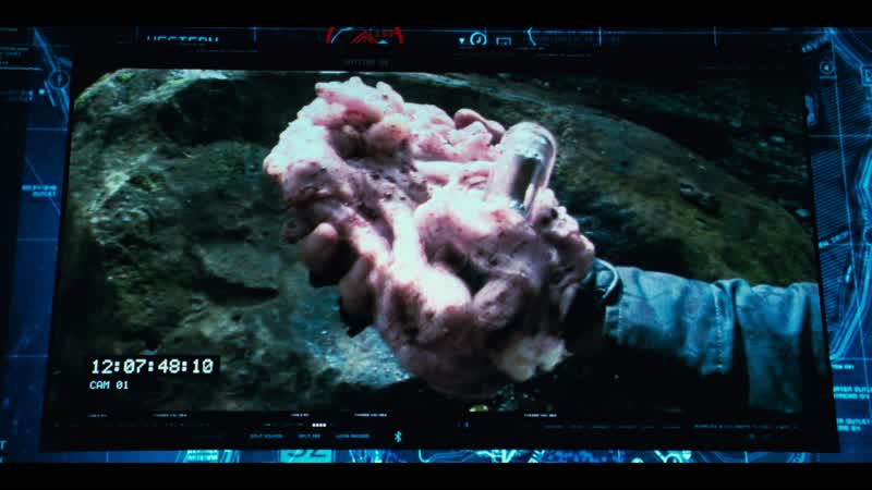 What is thatThat's her tracking implant She clawed it outHow would it Know to do thatShe remembered where they put it in