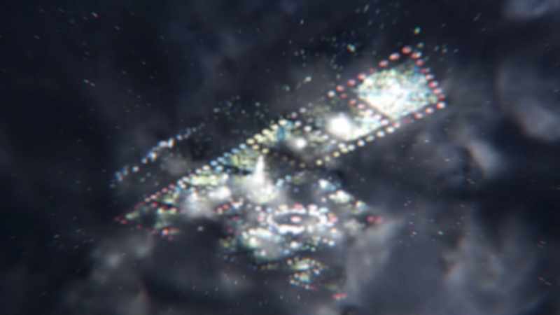 What they were reporting are these large, black triangles that are able to hover