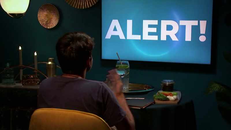 What is this? I don't think I remember an alert at a hangout