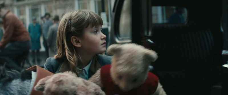 What? This little girl with her stuffed animals