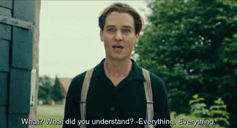 What? What did you understand? - Everything, everything