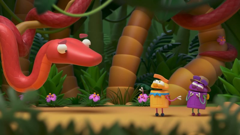 What would a snake that lives in the rainforest know about plants?