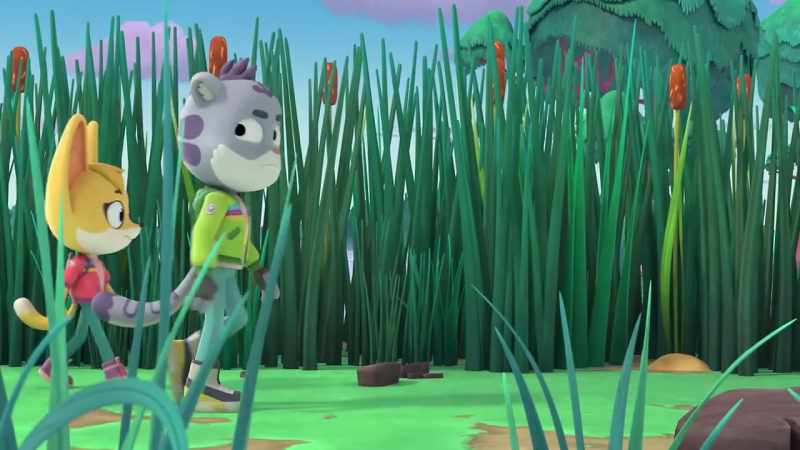 Whatever those rabbits saw, it really ruffled their whiskers