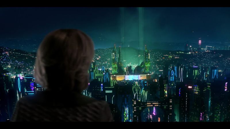 What's that cluster of lights?