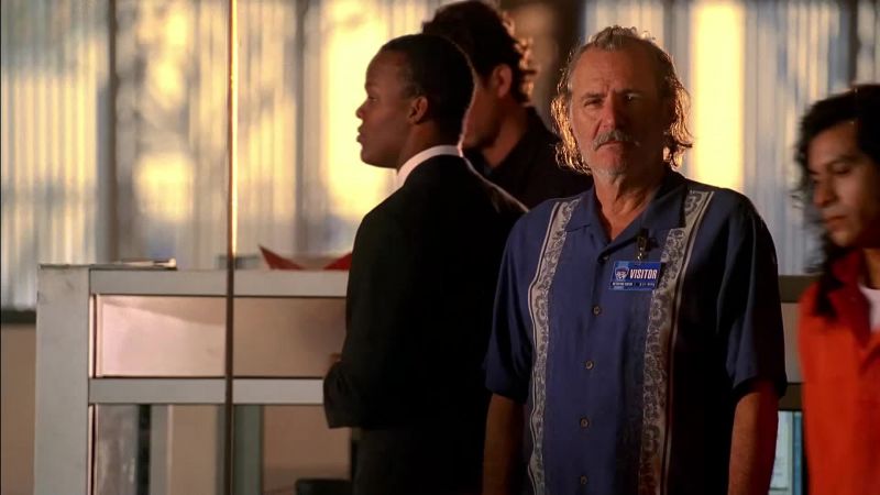 What's he doing here?