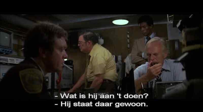 What's he doing? - 'Just standing there. '