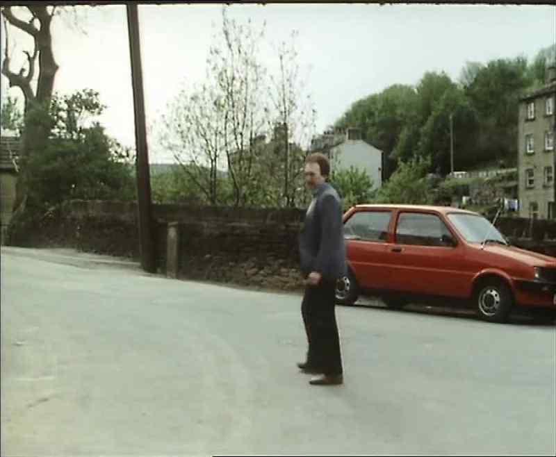 What's he gawping at!?