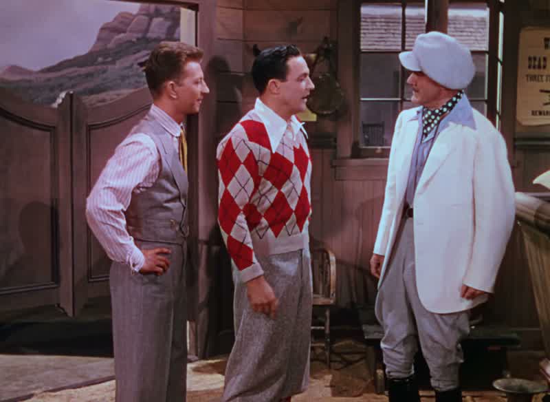 No kidding What's your nameDon lockwood but the fellas call me DonaldWise guy huh Okay I'll try youGet this guy into Bert's suitAnd remember lockwood you might be trading that fiddle in for a harp