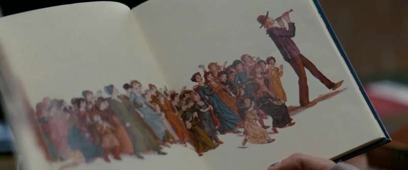 What s this one doing hereIt's The Pied Piper of HamelinI saw it in one of my dreams It s about a guy who s betrayed by a townand he gets his revenge by taking all their childrenI keep dreaming about