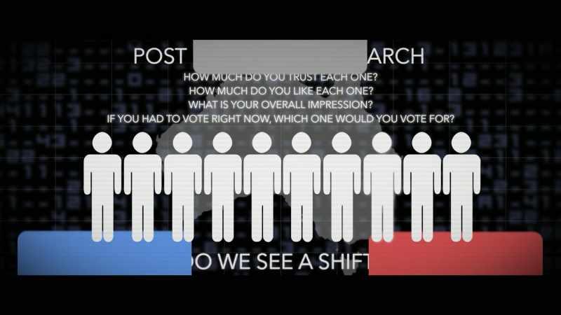 What's your overall impression? We ask on an 11-point scale, where one candidate is