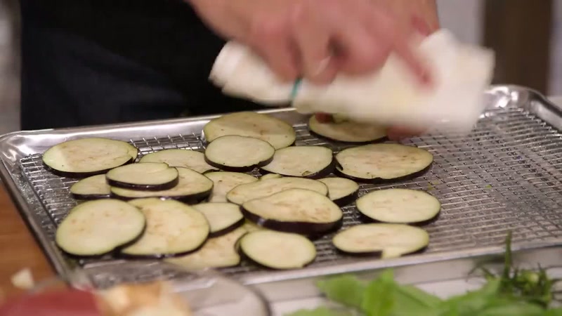 What's really important is to get that eggplant really crispy