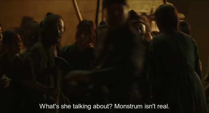 What's she talking about? Monstrum isn't real