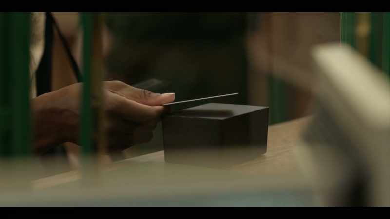 What's the holdup? - Her ID card should be clear