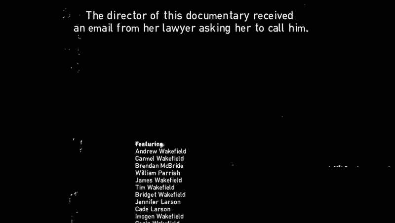 WHAT'S UP? -[GREG] WELL, THIS-- THIS DOCUMENTARY