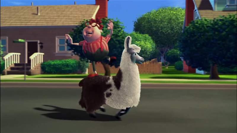 Whee Llama llama llama LAUGHS